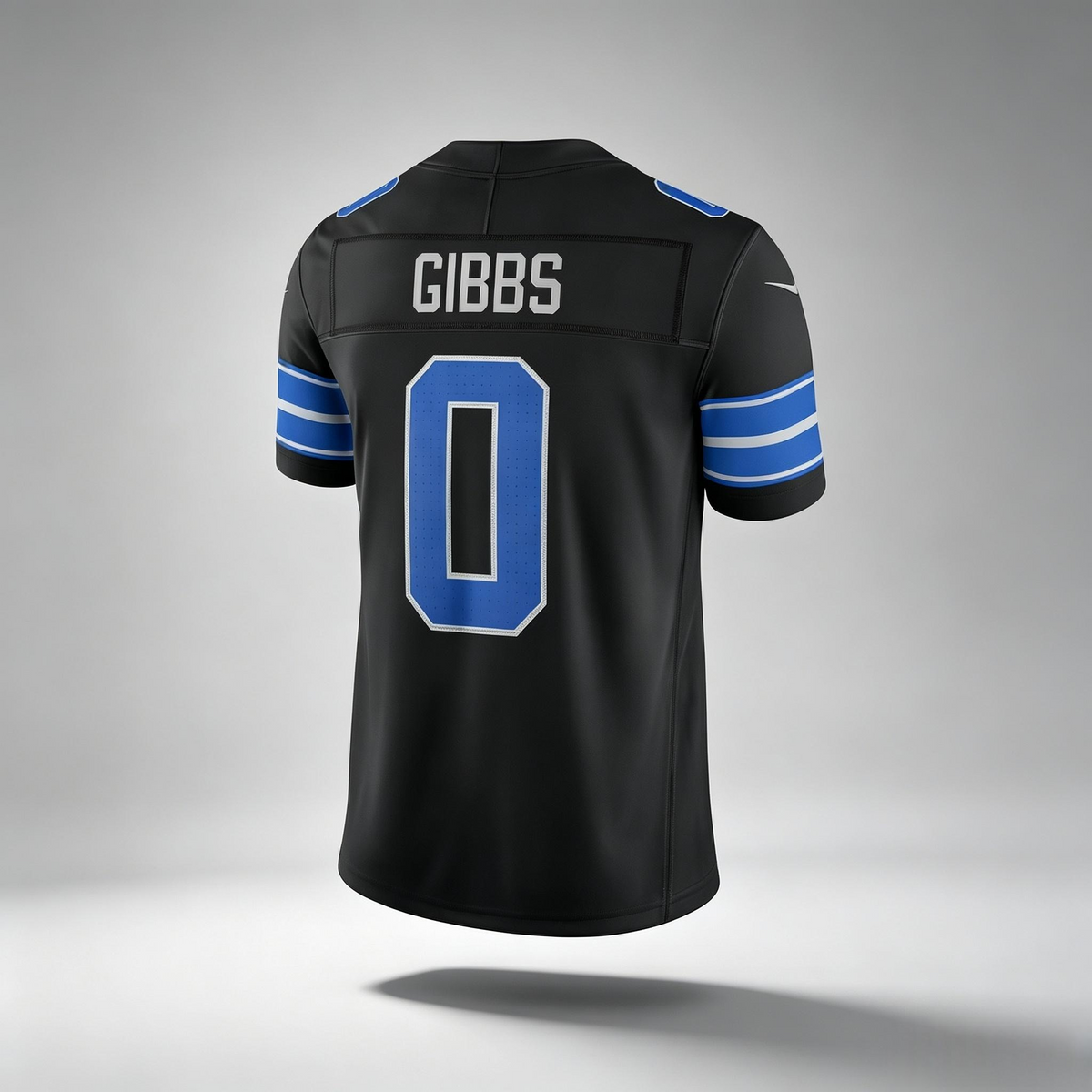 D.Lions #0 Gibbs Black PHIN Team Vapor F.U.S.E. Stitched Limited Jerseys