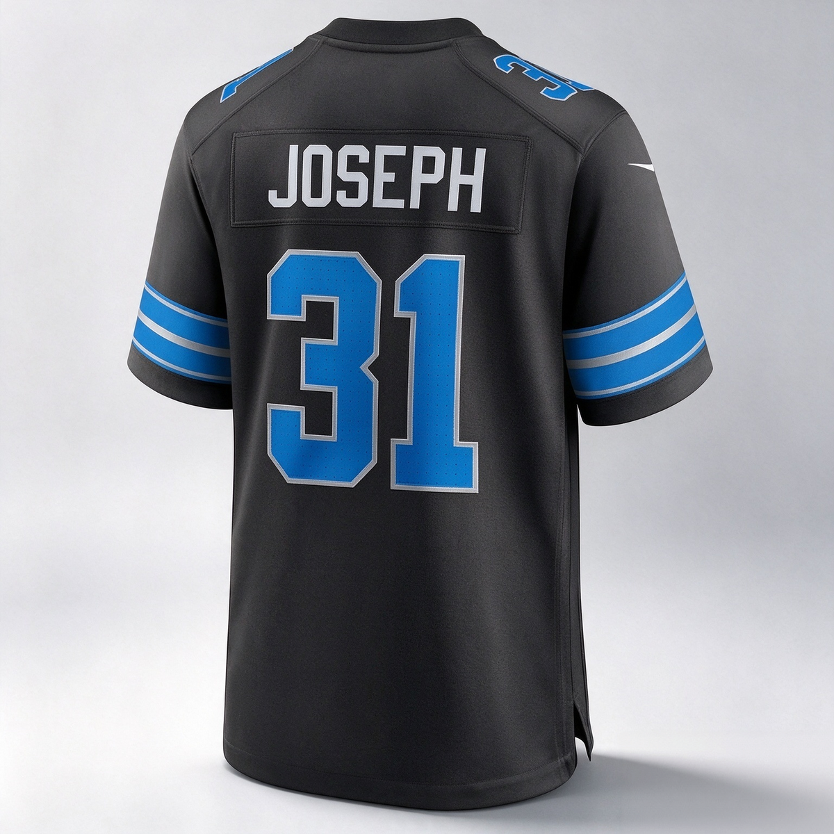 D.Lions #31 Kerby Joseph Black Alternate Game Stitched Football American Jersey