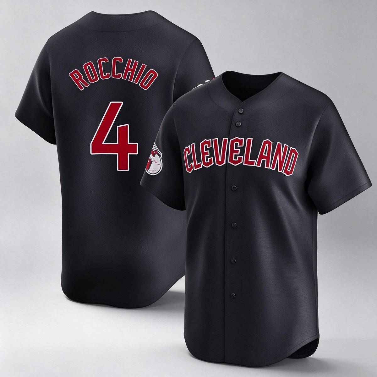 Cleveland Guardians #4 Brayan Rocchio Player Navy Limited Home Game Stitched Baseball Jersey