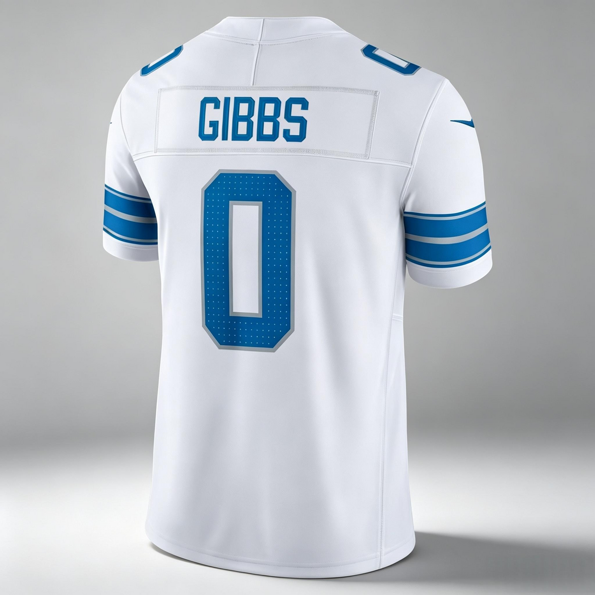D.Lions #0 Gibbs White PHIN Team Vapor F.U.S.E. Stitched Limited Jerseys
