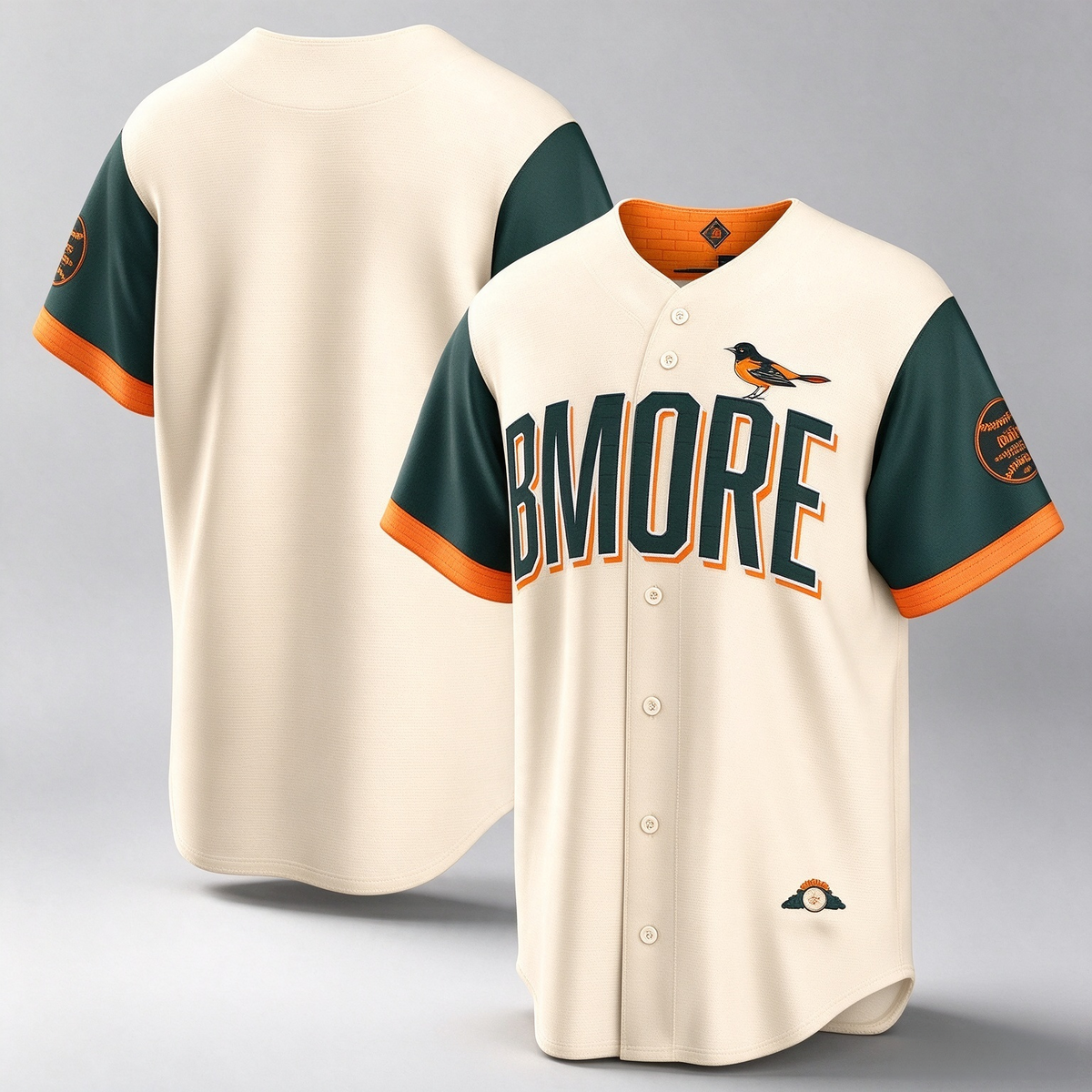 Baltimore Orioles Natural 2026 City Connect Stadium Baseball Jersey