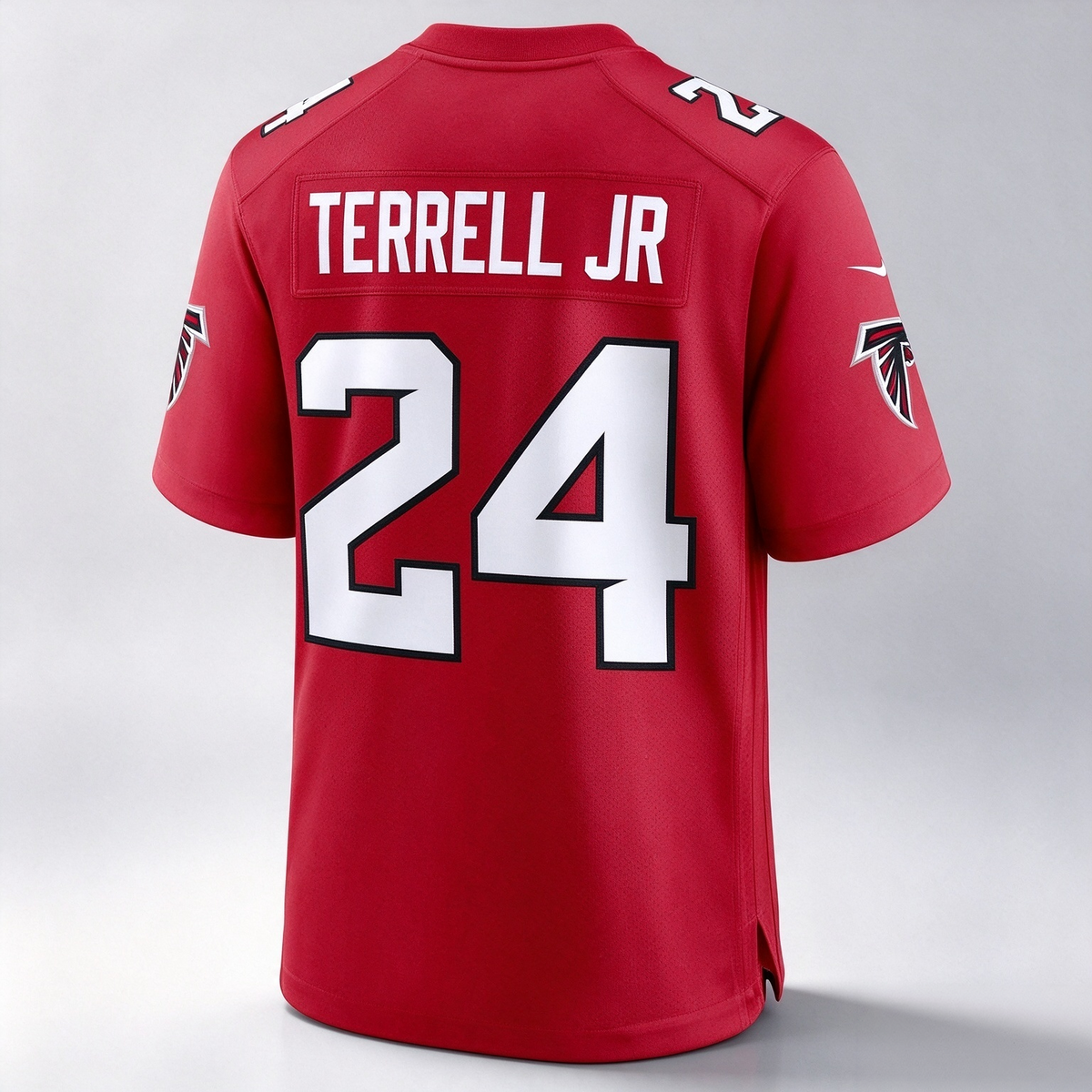 A.Falcons #24 A.J. Terrell Red Game Stitched Football American Jersey