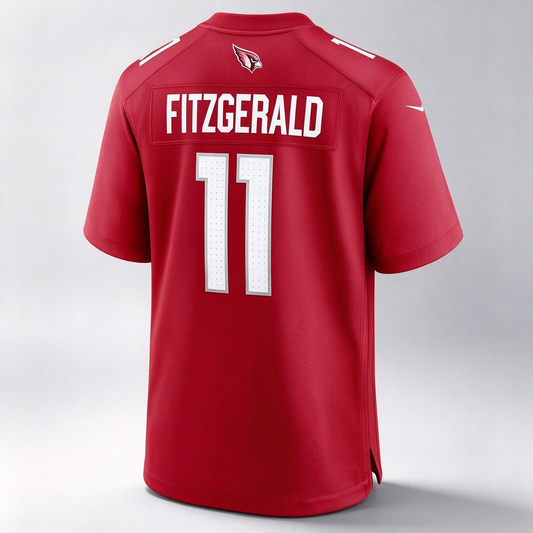 A.Cardinals #11 Larry Fitzgerald Cardinal Team Retired Game Stitched Football American Jersey