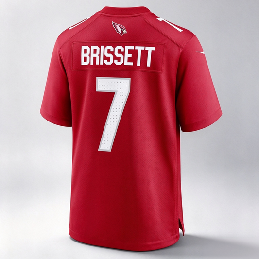 A.Cardinals #7 Jacoby Brissett Cardinal Team Game Stitched Football American Jersey