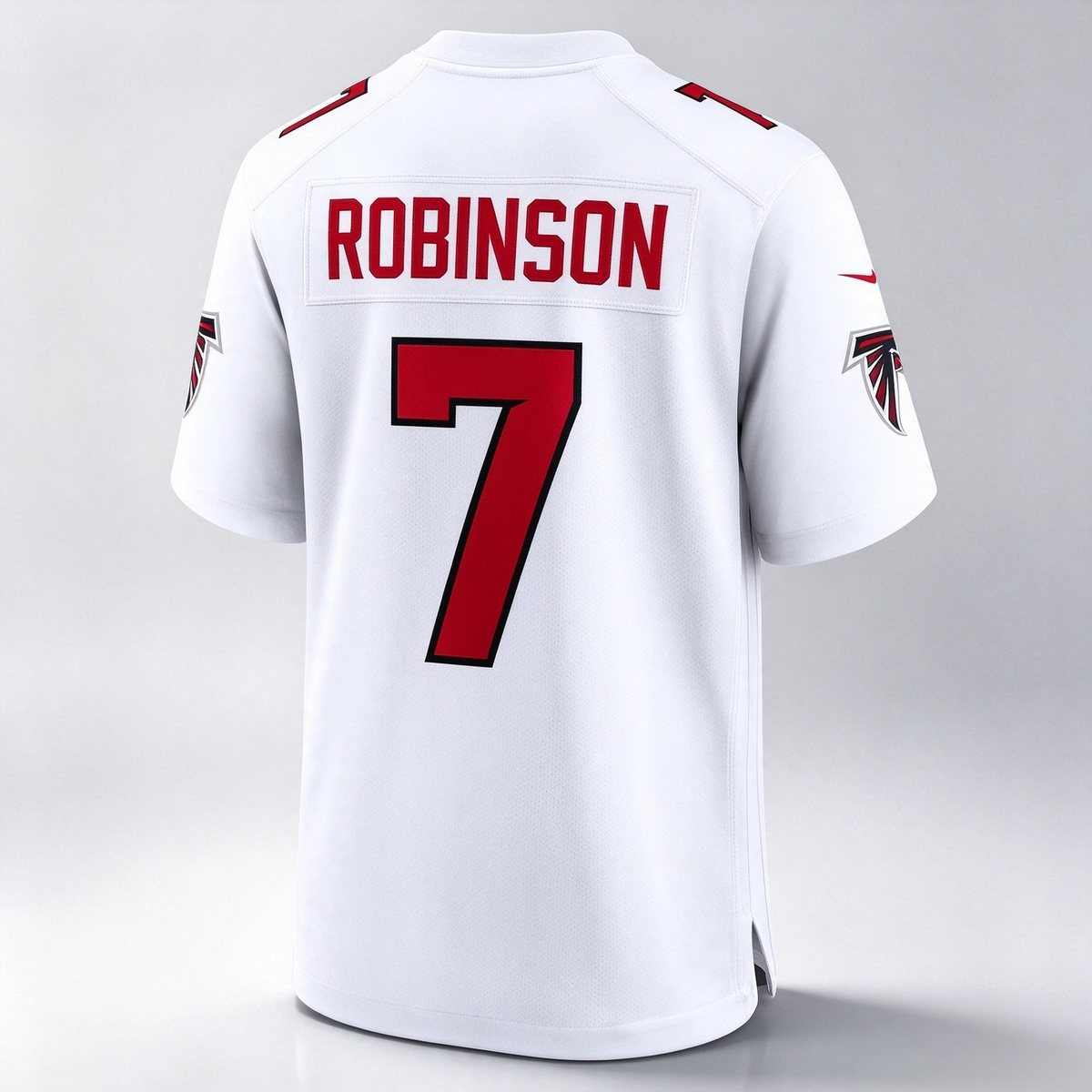 A.Falcons #7 Bijan Robinson White Game Stitched Football American Jersey