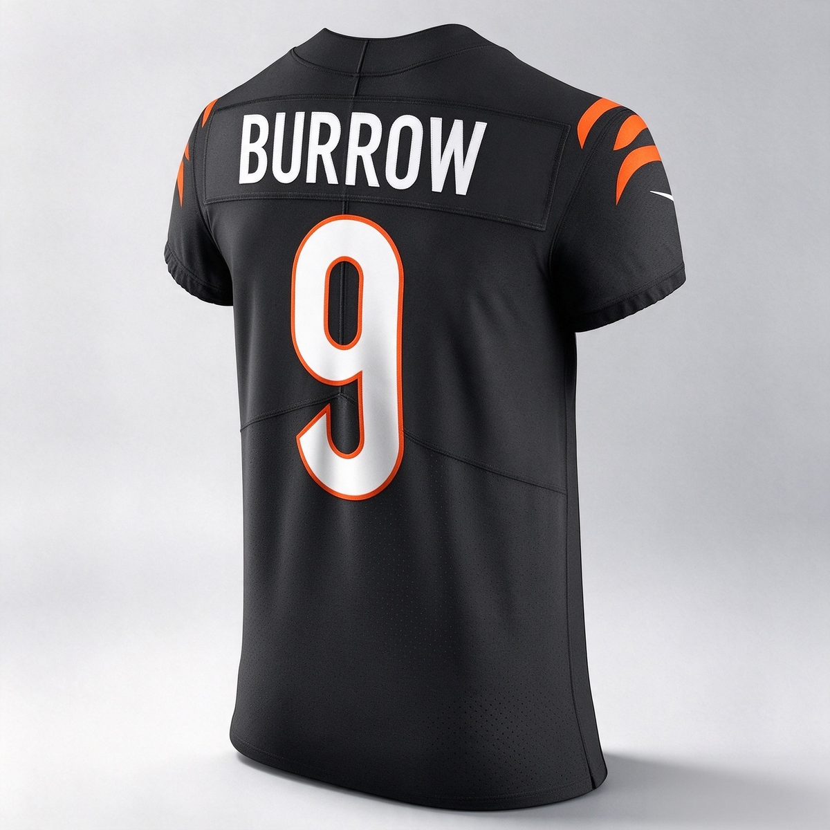 C.Bengals #9 Joe Burrow Black Vapor Elite Stitched Football American Jersey