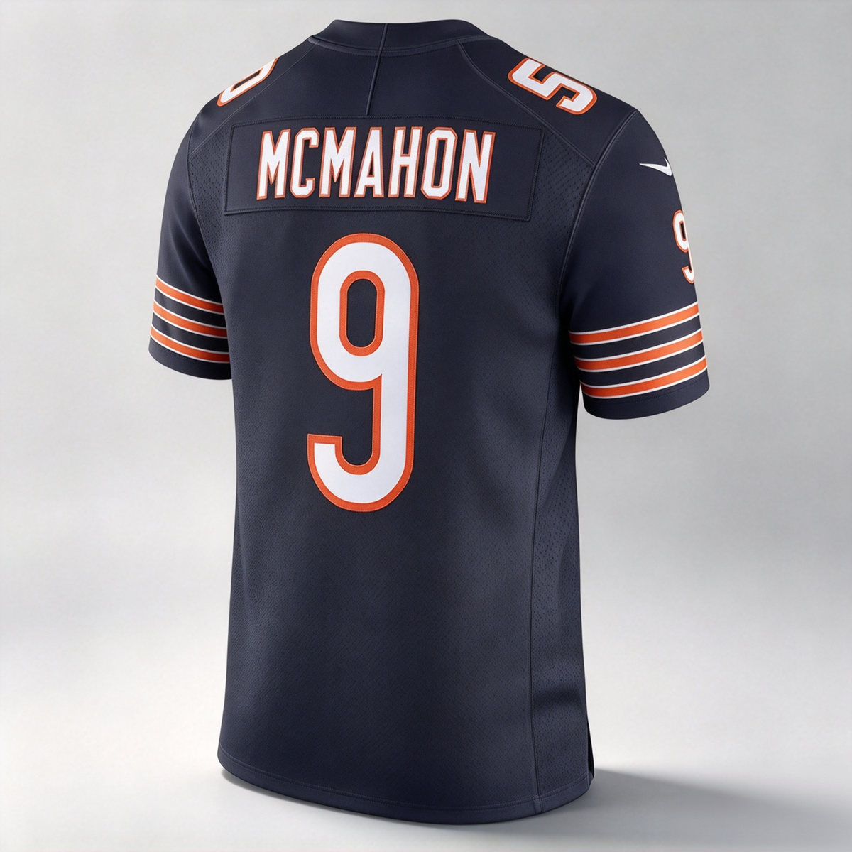 C.Bears #9 Jim McMahon Mitchell & Ness Navy Big & Tall Retired Player Replica Stitched Football American Jersey