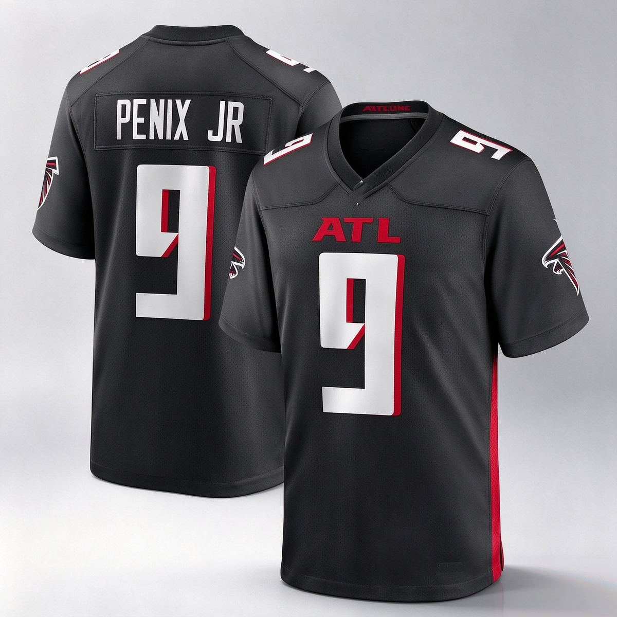 A.Falcons #9 Michael Penix Jr. Black Player Game Stitched Football American Jersey