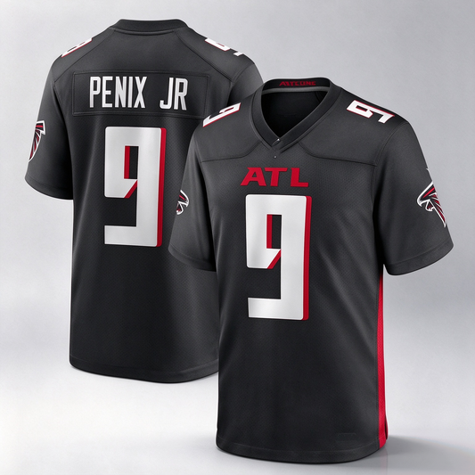 A.Falcons #9 Michael Penix Jr. Black Player Game Stitched Football American Jersey