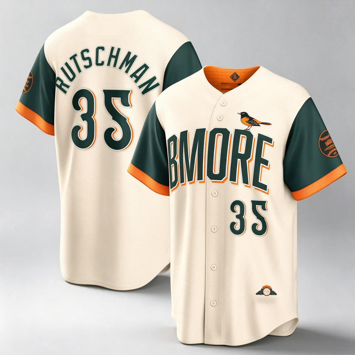Baltimore Orioles #35 Adley Rutschman Natural 2026 City Connect Stadium Baseball Jersey