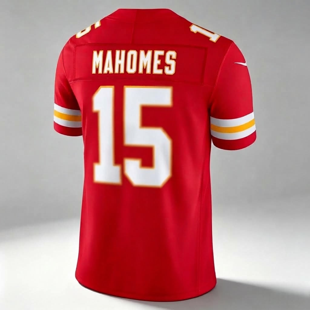 KC.Chiefs #15 Patrick Mahomes Red PHIN Team Vapor F.U.S.E. Stitched Limited Stitched Jerseys
