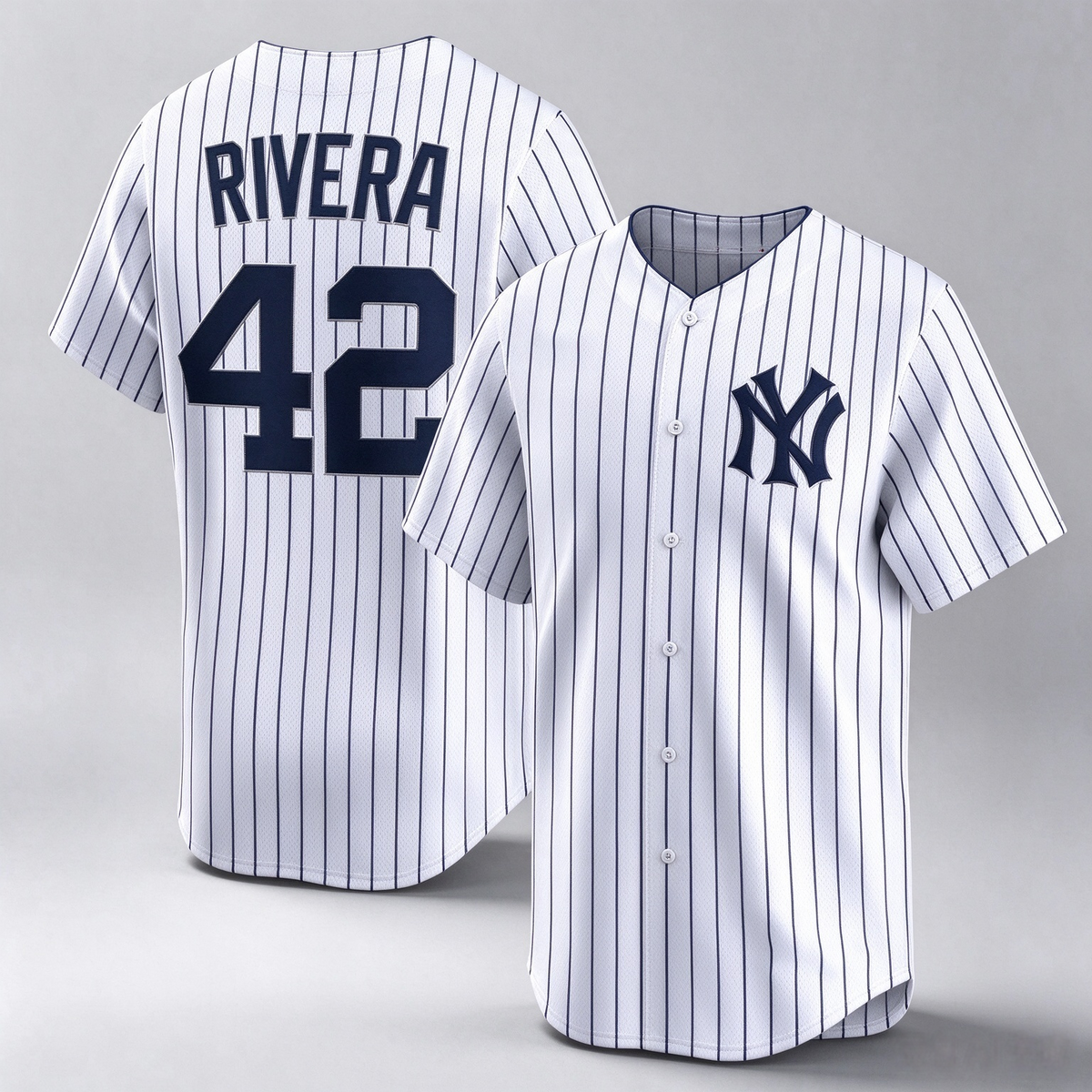 New York Yankees #42 Mariano Rivera White Home Limited Stitched Baseball Jersey