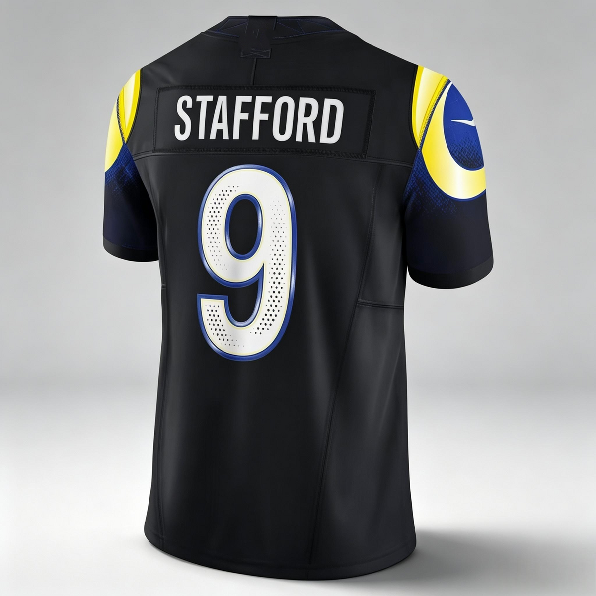 LA.Rams #9 Stafford Black PHIN Team Vapor F.U.S.E. Stitched Limited Jerseys