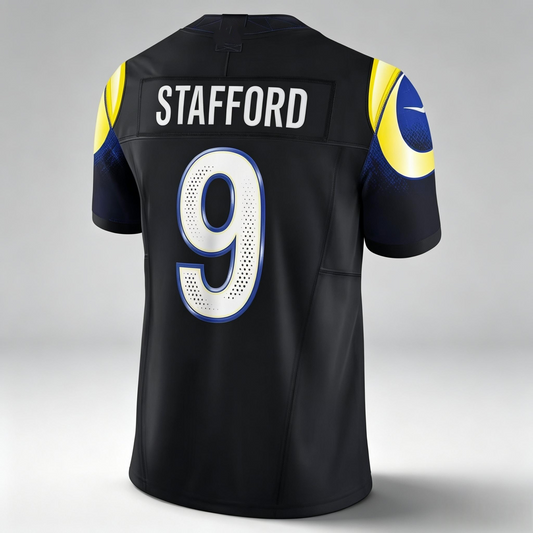 LA.Rams #9 Stafford Black PHIN Team Vapor F.U.S.E. Stitched Limited Jerseys