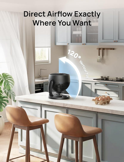 Ultra-Quiet Whole Room Air Circulator