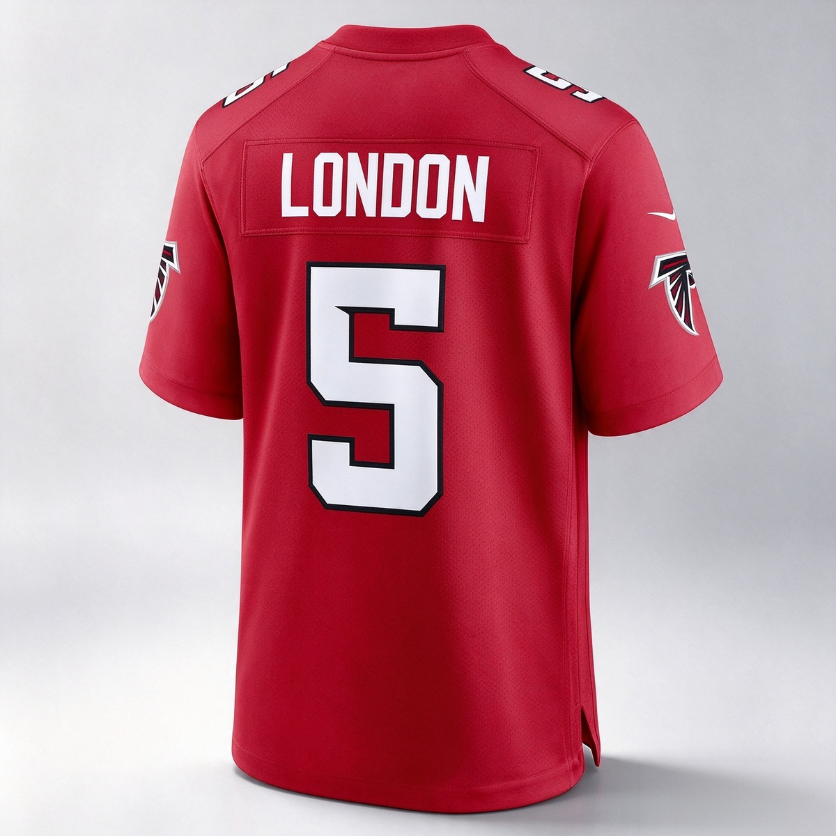A.Falcons #5 Drake London Red Game Stitched Football American Jersey