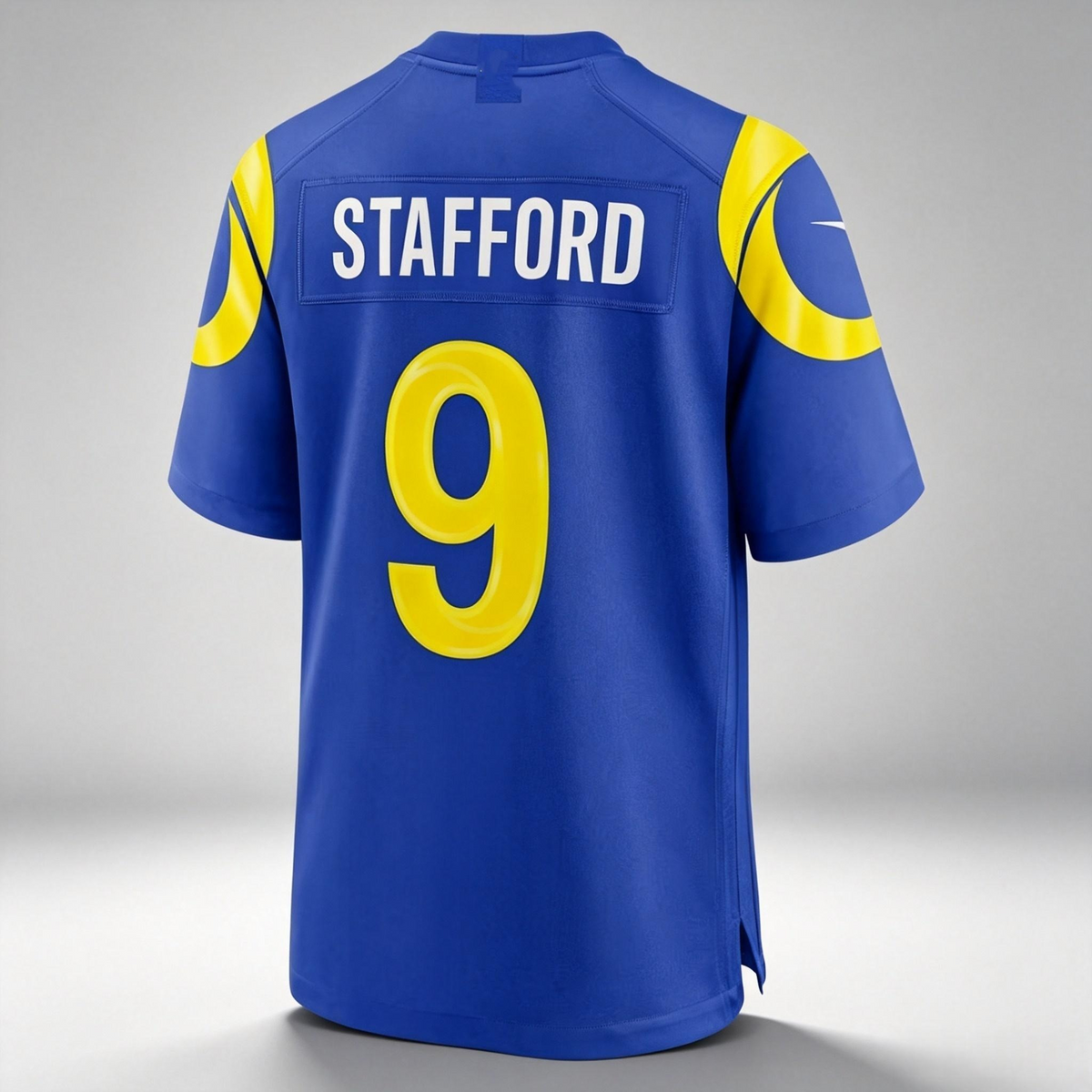 LA.Rams #9 Stafford Blue PHIN Game Stitched Jerseys