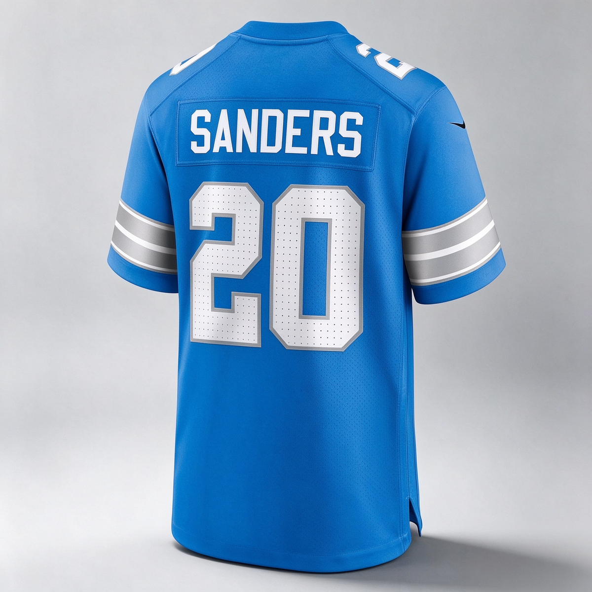 D.Lions #20 Barry Sanders Blue Retired Player Game Stitched Football American Jersey