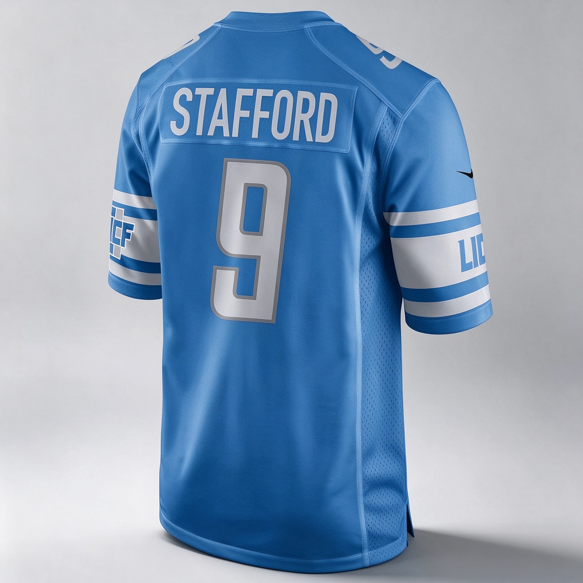 D.Lions #9 Matthew Stafford Blue Game Stitched Football American Jersey