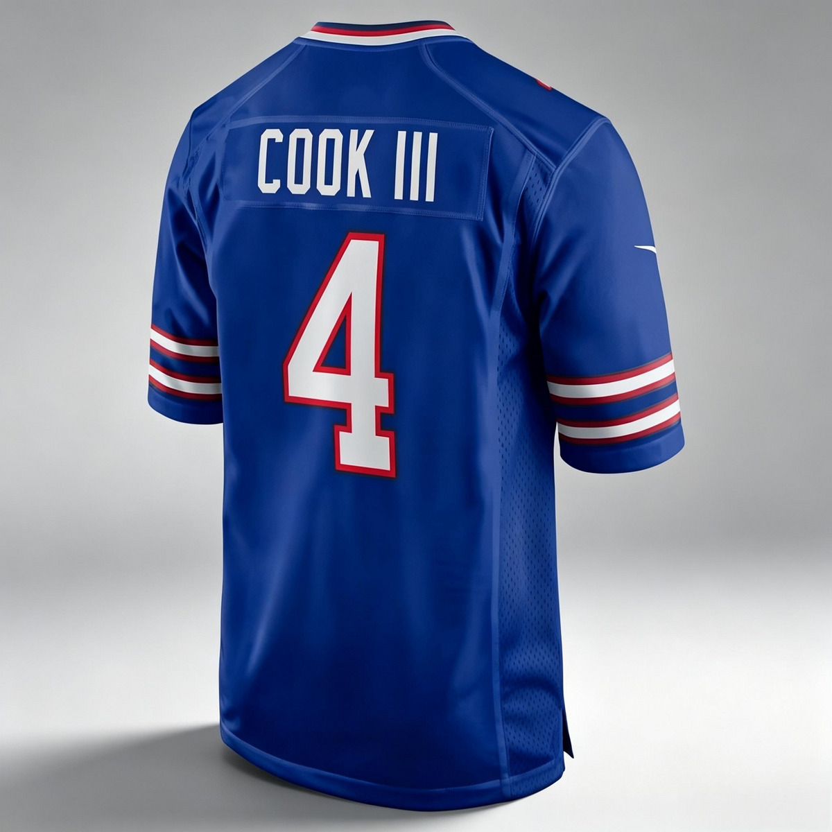 B.Bills #4 Cook III Blue PHIN Game Stitched Jerseys