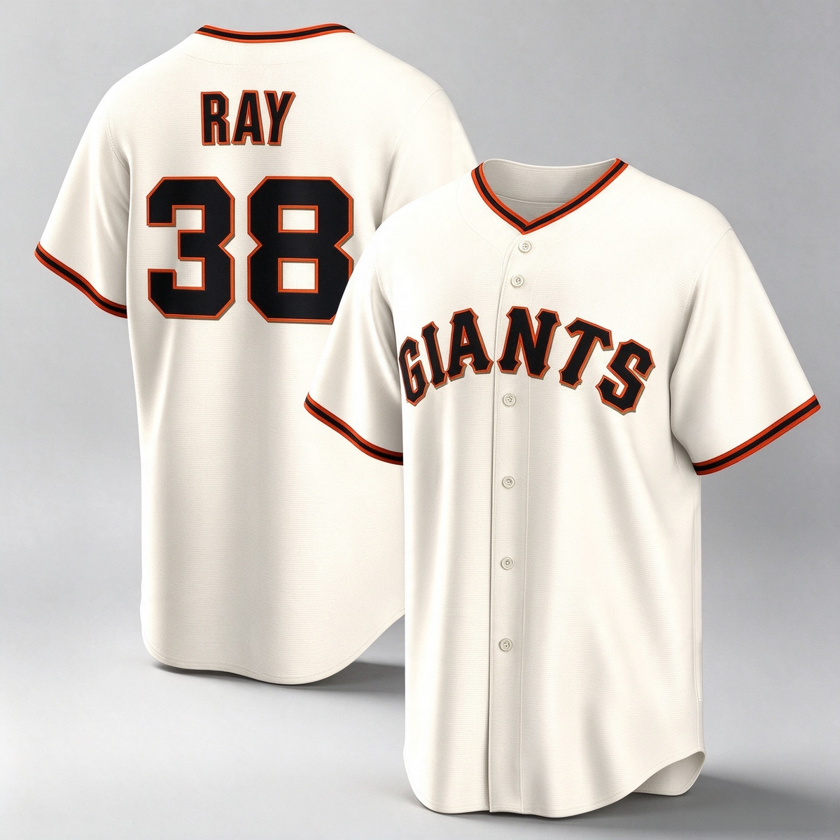 San Francisco Giants #38 Robbie Ray Cream Home Replica Baseball Jersey