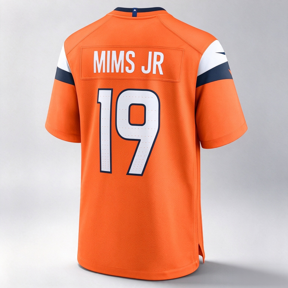 D.Broncos #19 Marvin Mims Jr Orange Team Game Stitched Football American Jersey