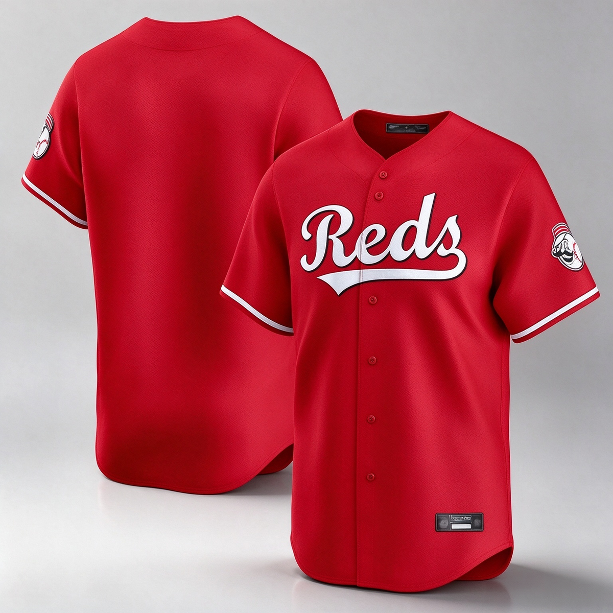 Cincinnati Reds Blank Player Red Home Limited Stitched Baseball Jersey