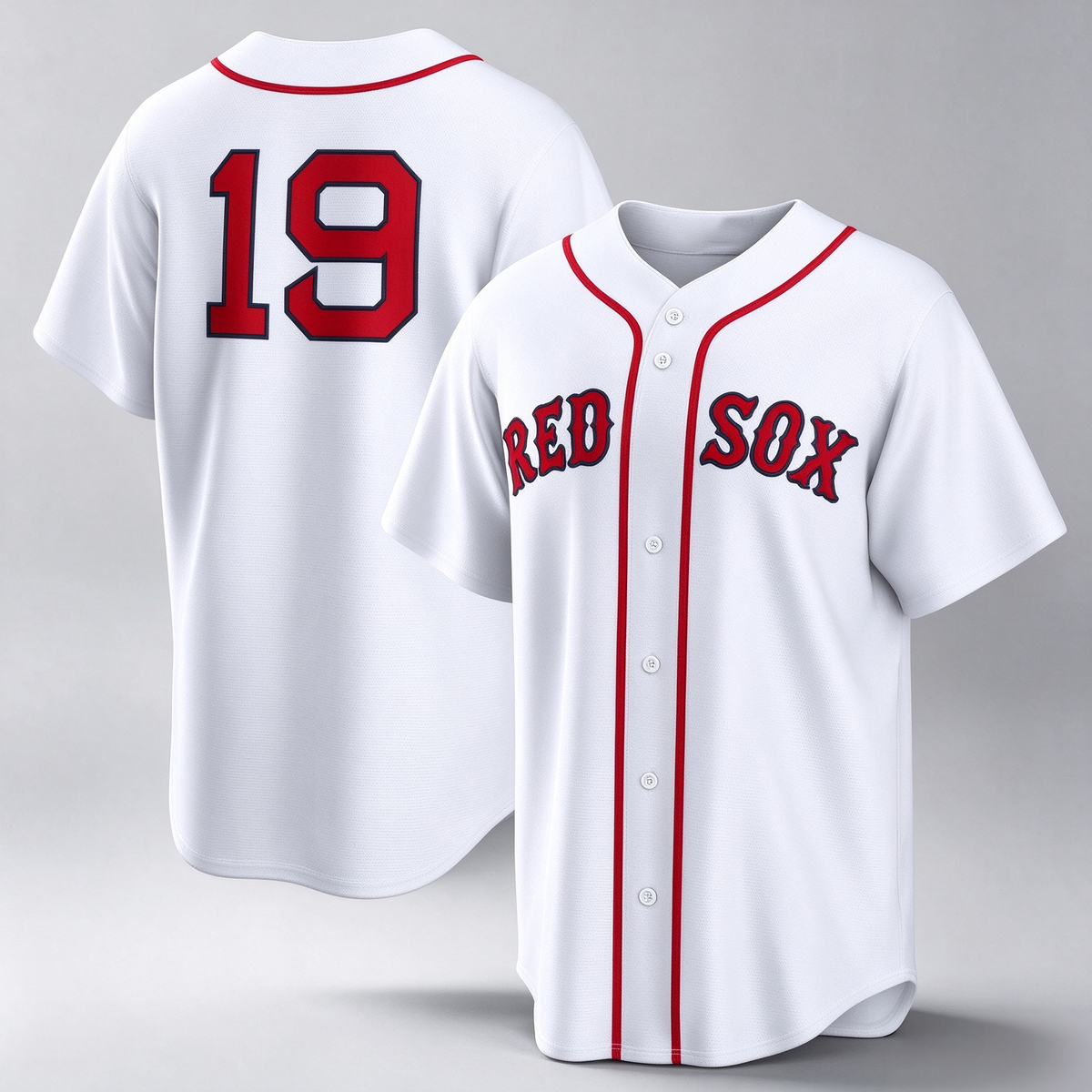 Boston Red Sox #19 Roman Anthony White Home Replica Baseball Jersey
