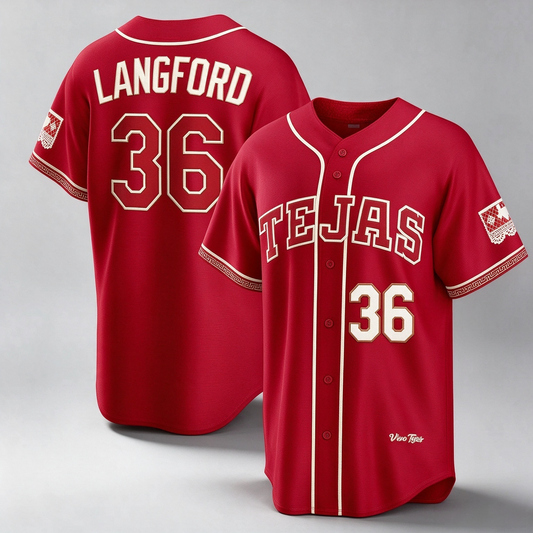 Texas Rangers #36 Wyatt Langford Red 2026 City Connect Stadium Baseball Jersey