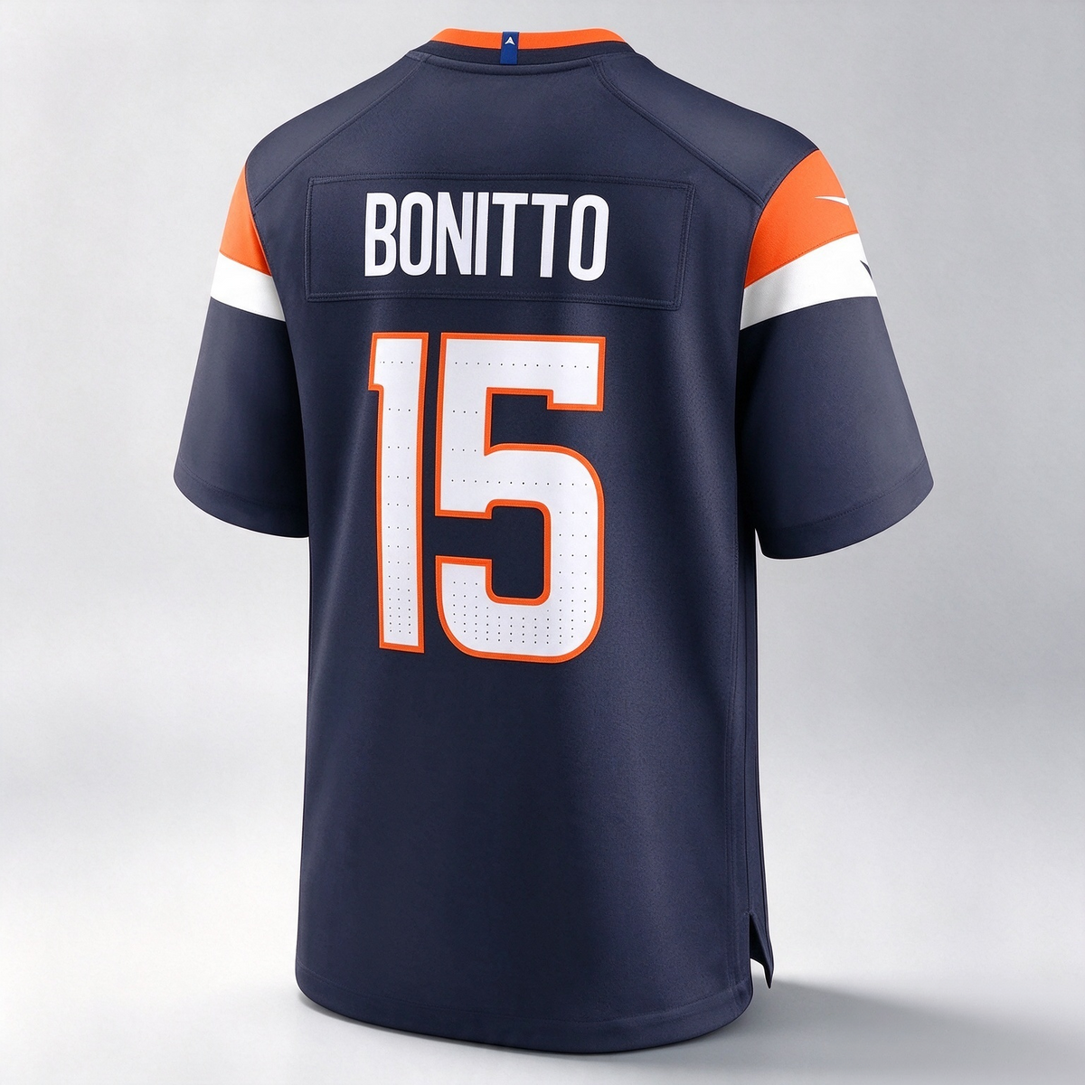 D.Broncos #15 Nik Bonitto Navy Alternate Game Stitched Football American Jersey