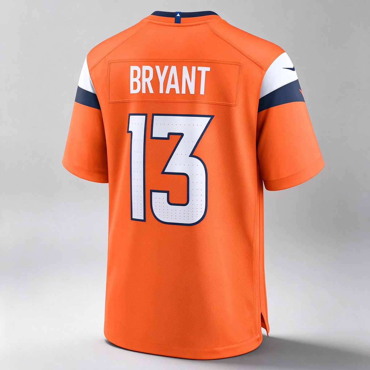 D.Broncos #13 Pat Bryant Orange Team Game Stitched Football American Jersey