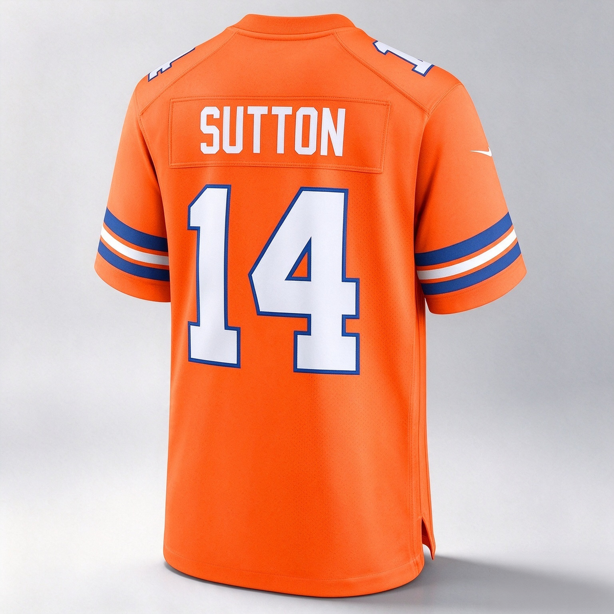 D.Broncos #14 Courtland Sutton Orange Alternate Game Stitched Football American Jersey