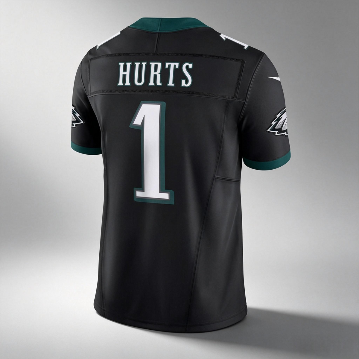 PHIN P.Eagles #1 Jalen Hurts Player Black Vapor F.U.S.E. Limited Baseball Stitched Jerseys
