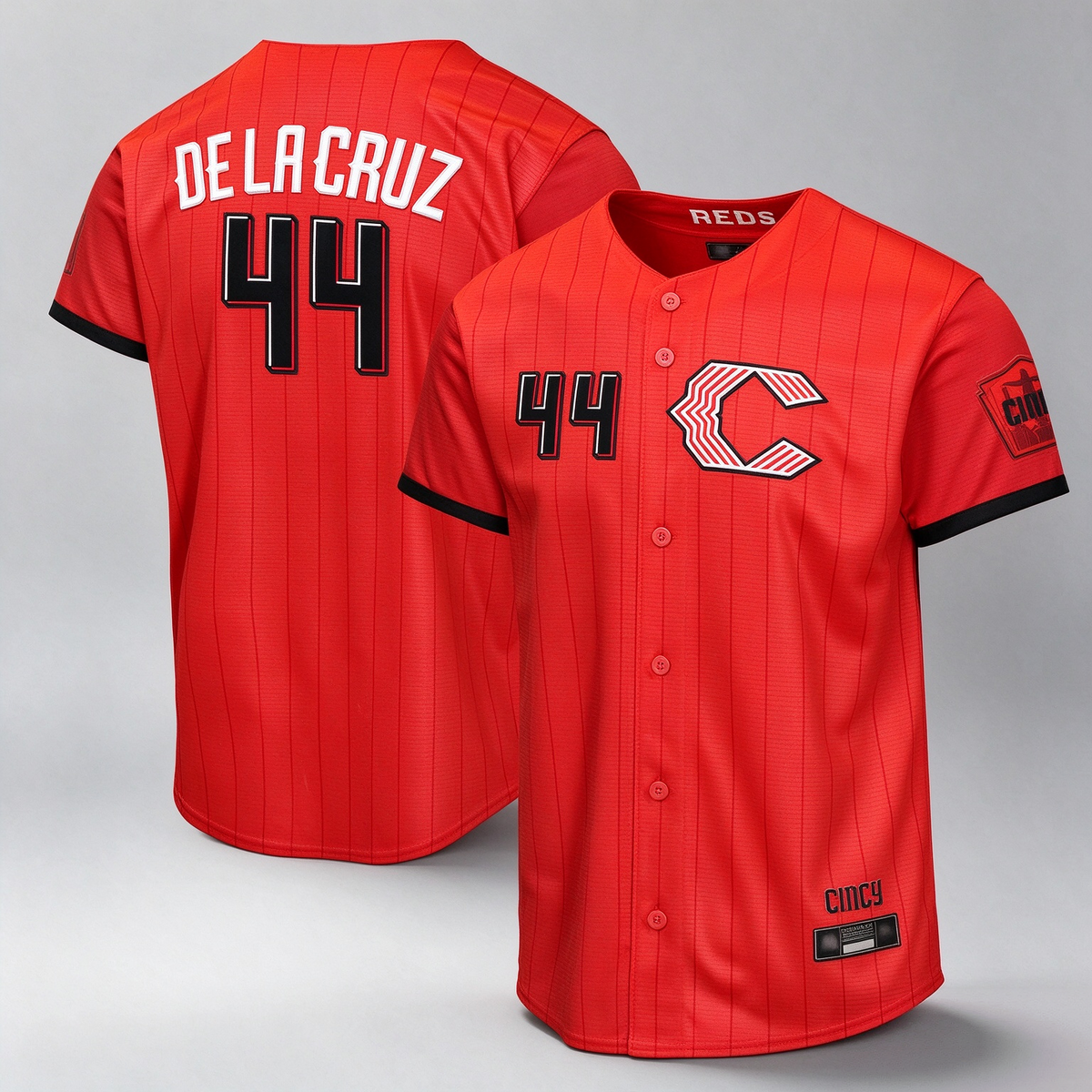 Cincinnati Reds #44 Elly De La Cruz Player Red 2026 City Connect Limited Home Stitched Baseball Jersey