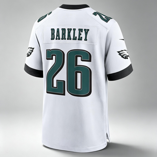PHIN P.Eagles #26 Saquon Barkley White Vapor F.U.S.E. Limited Stitched Jerseys