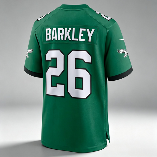 PHIN P.Eagles #26 Saquon Barkley Green Alternate Legend Stitched Jerseys