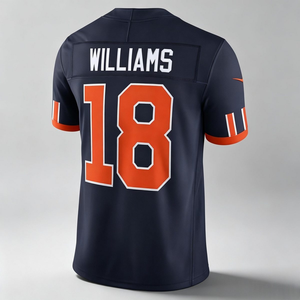 PHIN C.Bears #18 Caleb Williams Navy Rivalries Collection Limited Stitched Jerseys