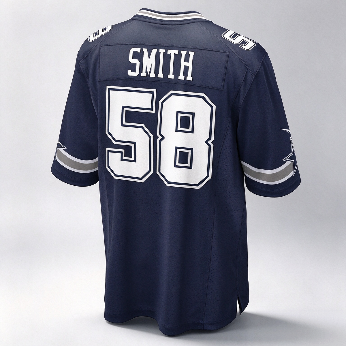 D.Cowboys #58 Mazi Smith Navy Game Game Stitched Football American Jersey
