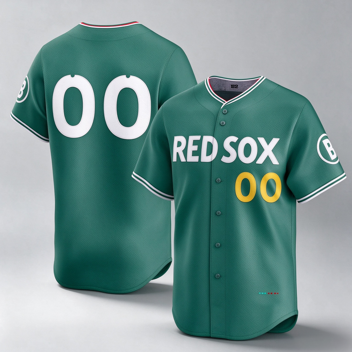 Custom Boston Red Sox ACTIVE PLAYER Green 2025 City Connect Limited Stitched Baseball Jersey