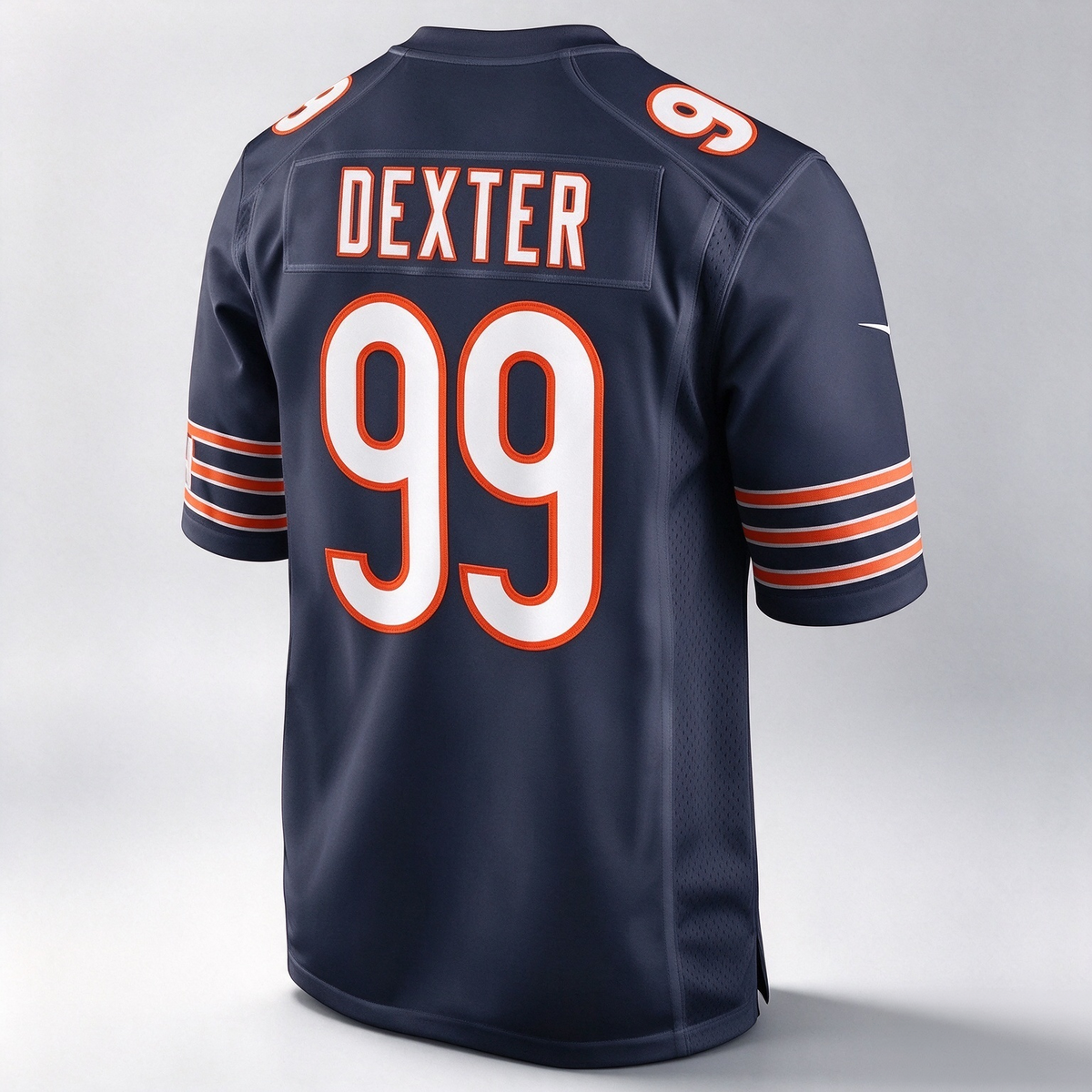 C.Bears #99 Gervon Dexter Sr Navy Team Game Stitched Football American Jersey