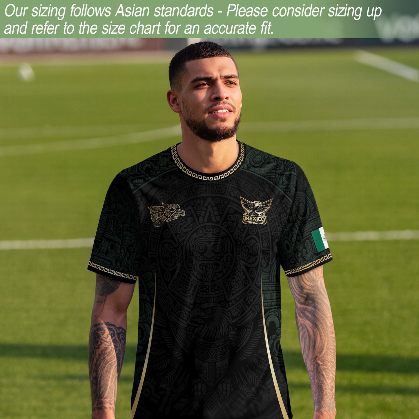 Mexico Heritage Soccer Jersey Green Gold, Cultural Identity and National Pride Wear