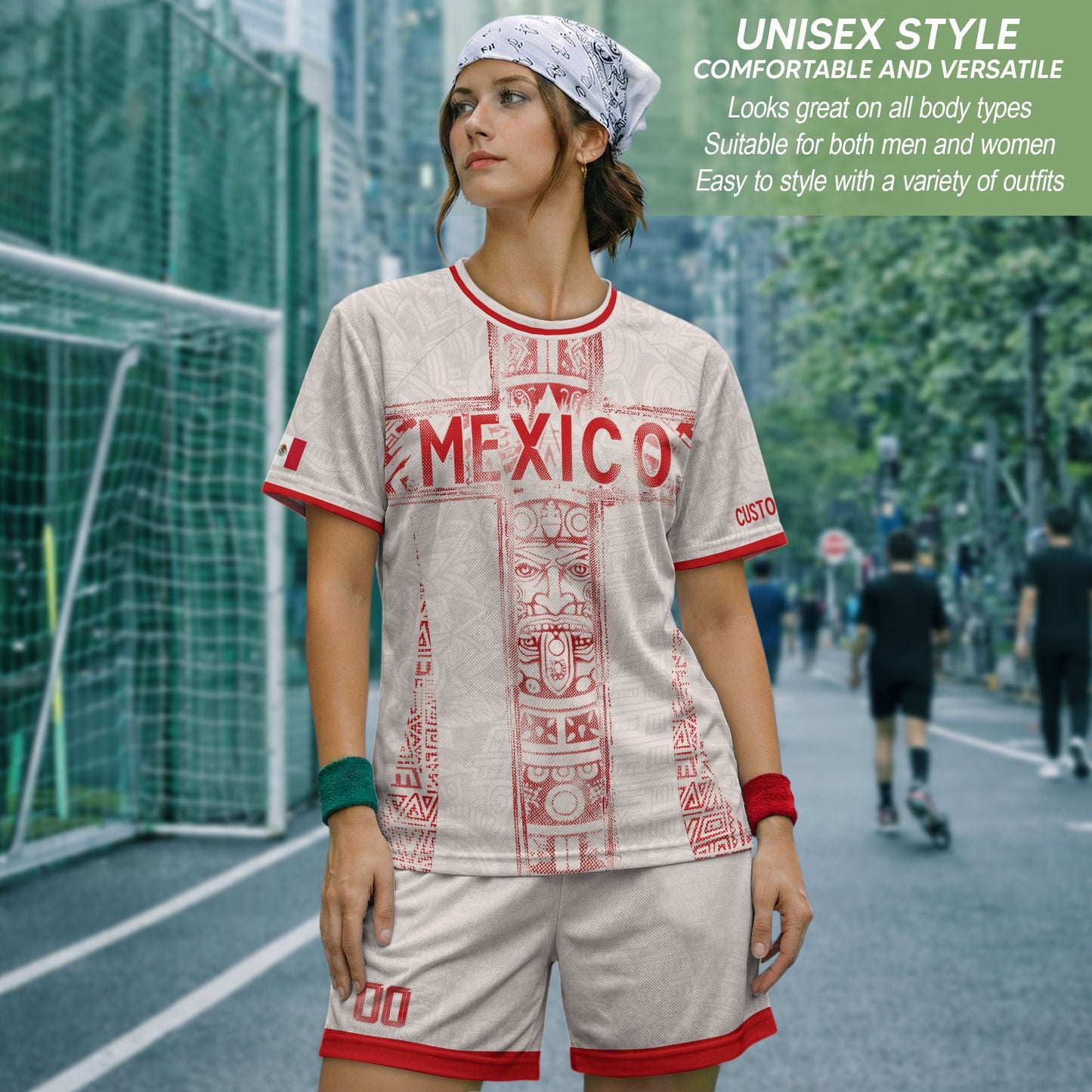Custom Mexico Soccer Jersey Men Women Beige Mexican Football Jersey Playera De Mexico Jersey De Mexico