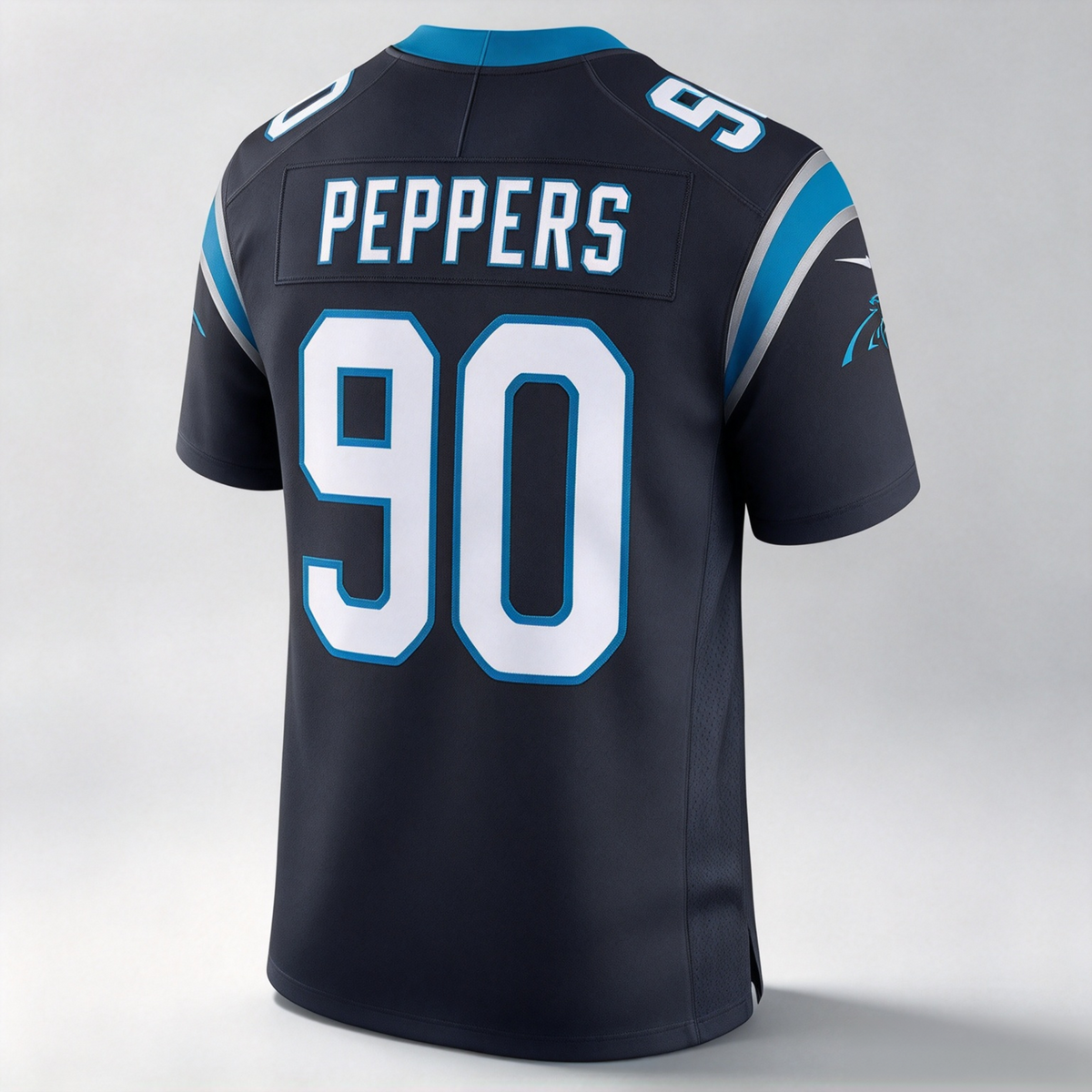 C.Panthers #90 Julius Peppers Black Retired Player Game Stitched Football American Jersey