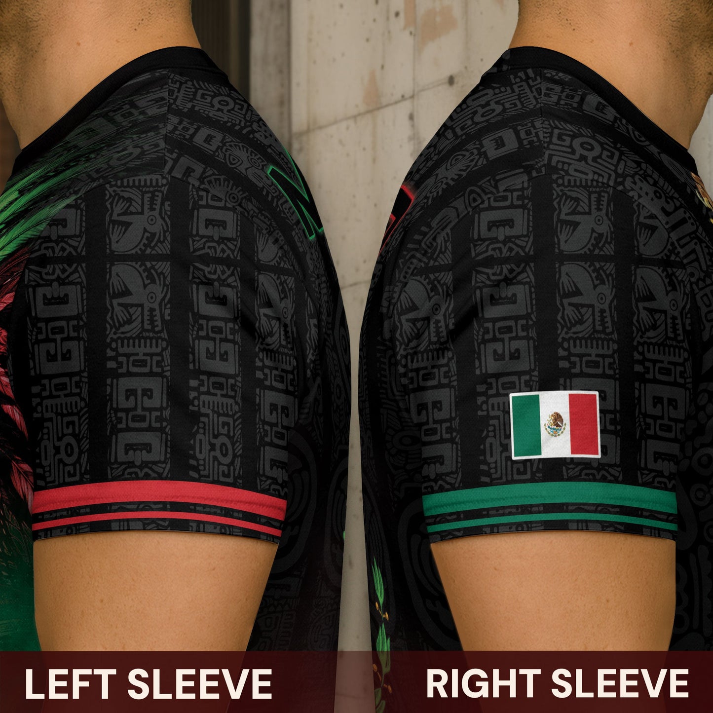 Mexico Heritage Pride Shirt 2-Pack Bundle – Guadalupe Aztec Floral Flag + Aztec Warrior Eagle Spirit