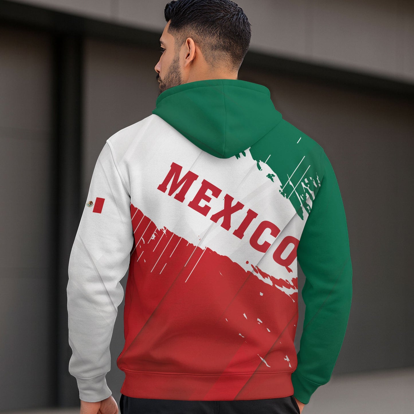Mexican Flag Eagle Snake National Heritage Cultural Mens Sudadera De Mexico Hoodie