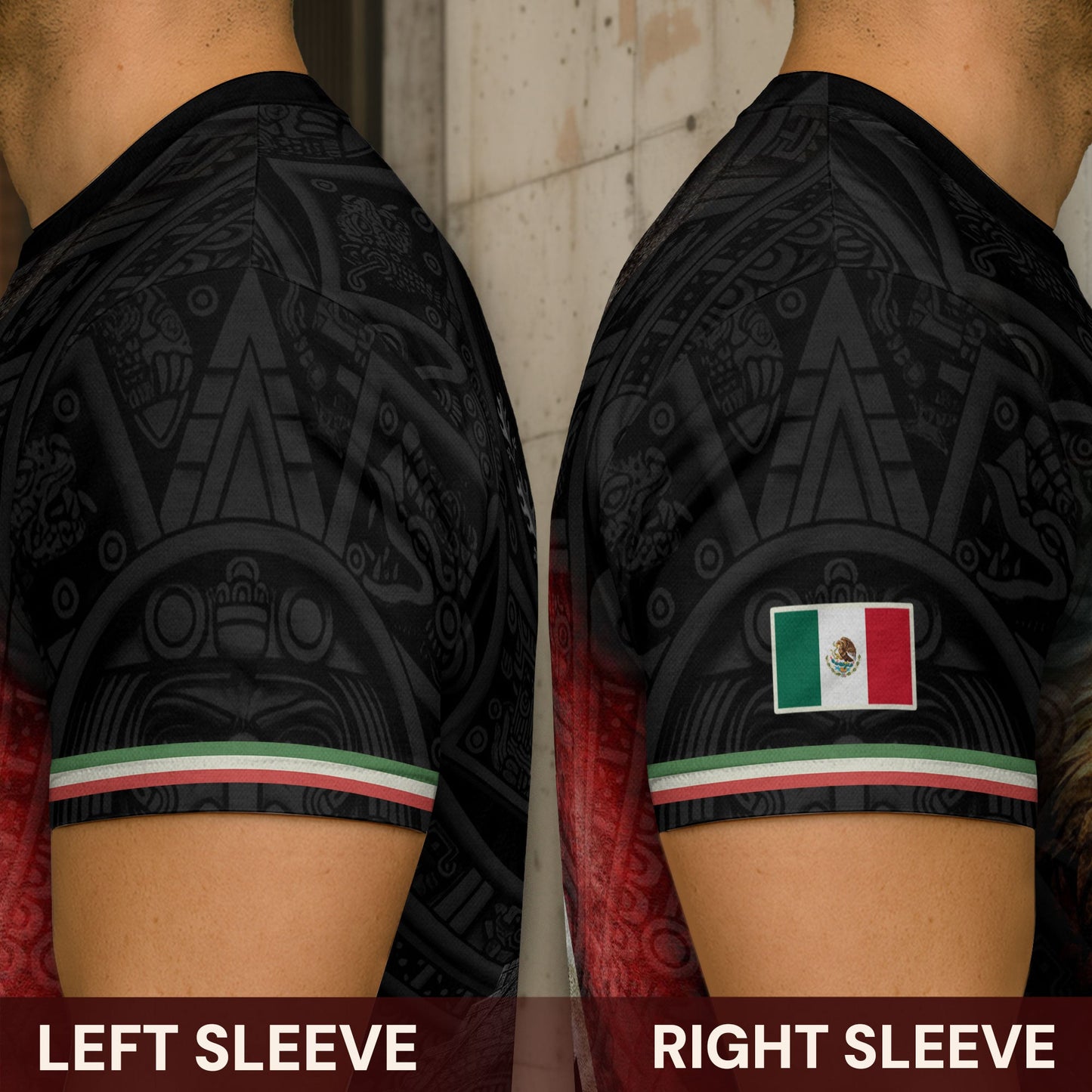 Mexico Flag Vibrant Eagle Serpent Vertical Stripe Heritage Pride Style Shirt