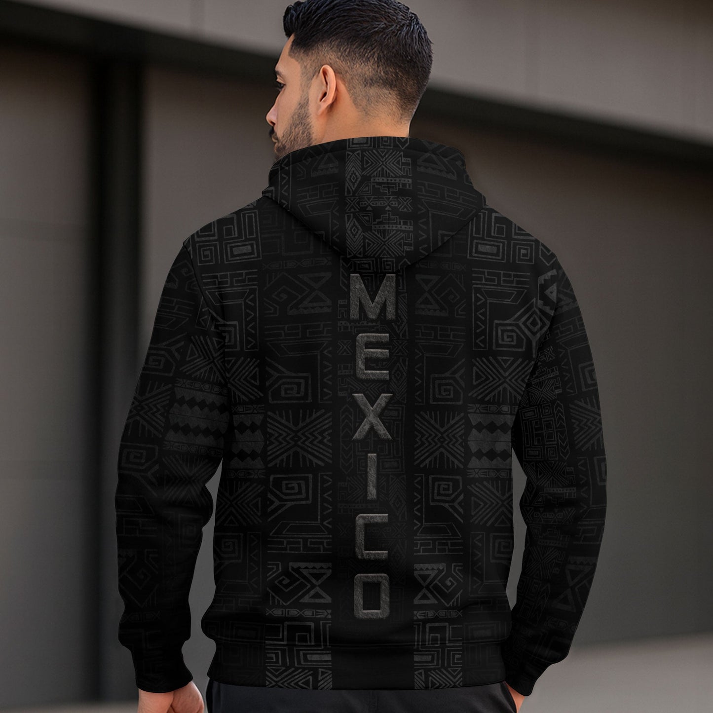 Mexican Aztec Stone Eagle Ancient Art Heritage Mens Sudadera De Mexico Hoodie