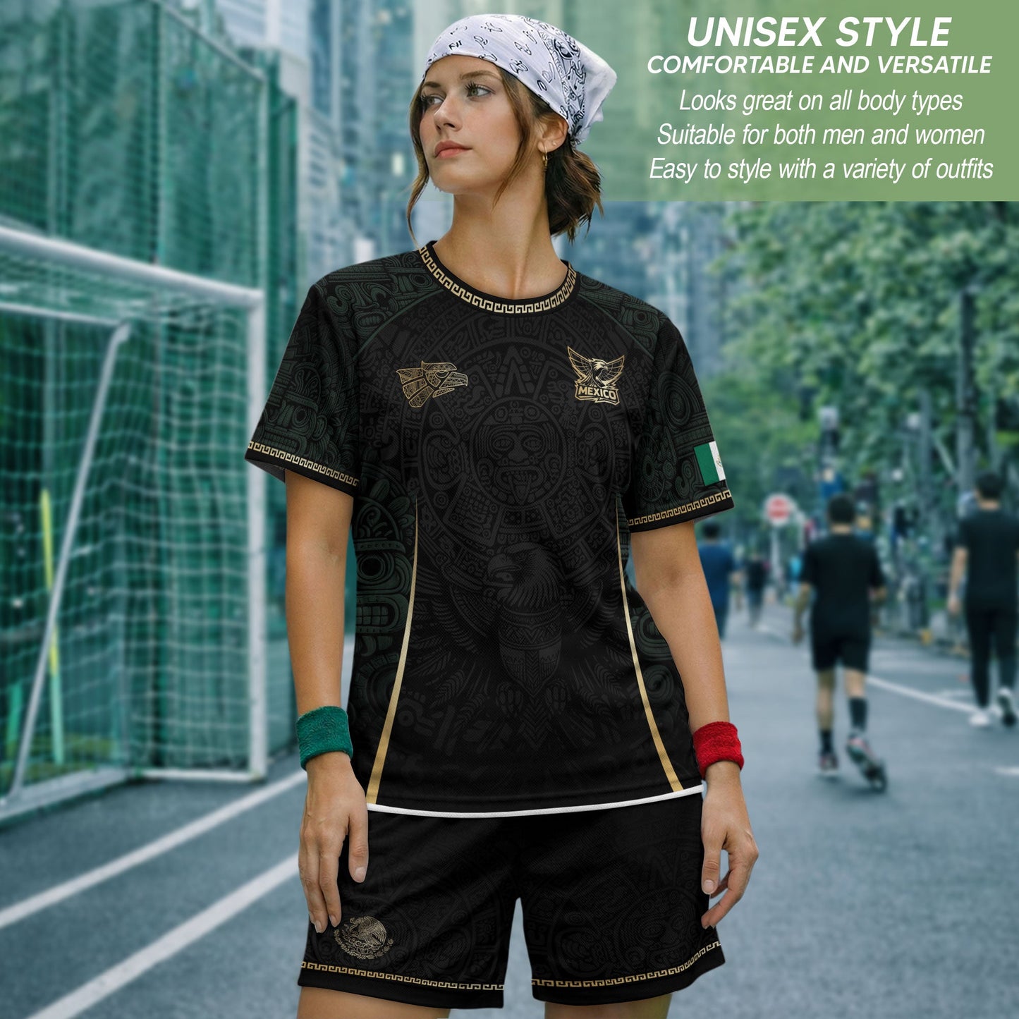 Mexico Heritage Soccer Jersey Green Gold, Cultural Identity and National Pride Wear